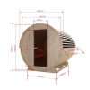 Sanotechnik Nyborg L kültéri finn szauna, hatszemélyes
