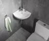 Luigi 34x34 sarok kézmosó beépítve