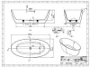 Sanotechnik Miami 170x82 szabadon álló kád