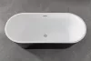 Sanotechnik Reno Black 170x75 szabadon álló kád