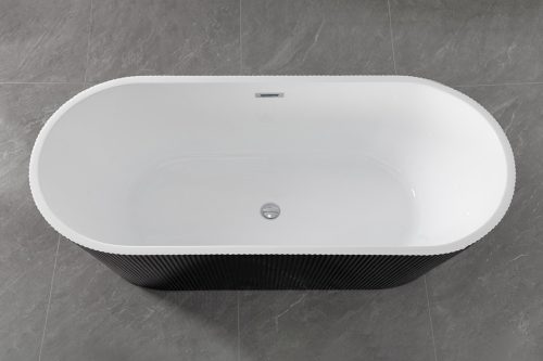 Sanotechnik Reno Black 170x75 szabadon álló kád