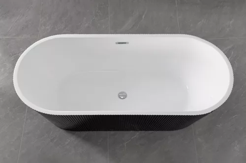 Sanotechnik Reno Black 170x75 szabadon álló kád