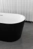 Sanotechnik Reno Black 170x75 szabadon álló kád