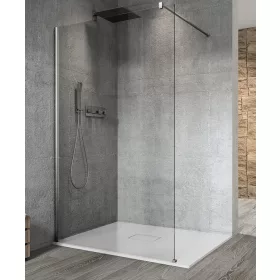 Gelco Vario Walk-in 140 cm zuhanyfal króm profillal