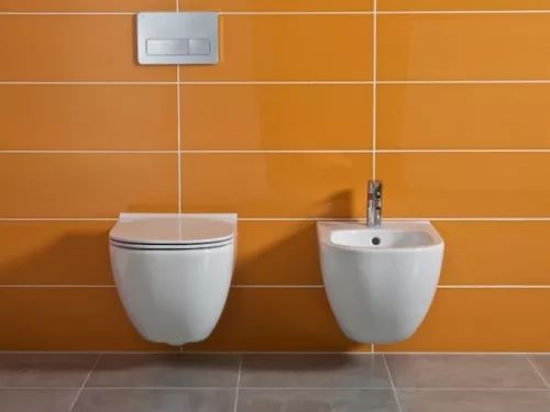 Mio Rimless fali WC beépítve
