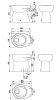 Baby gyermek wc, alsós méretei
