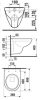 Lyra Plus Compact fali WC 823382 méretei