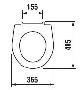 Lyra Plus WC ülőke méretei