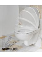 Lyra Plus WC ülőke Slowclose