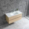 Sanotechnik Corbo 100 cm fürdőszobabútor fa erezetű