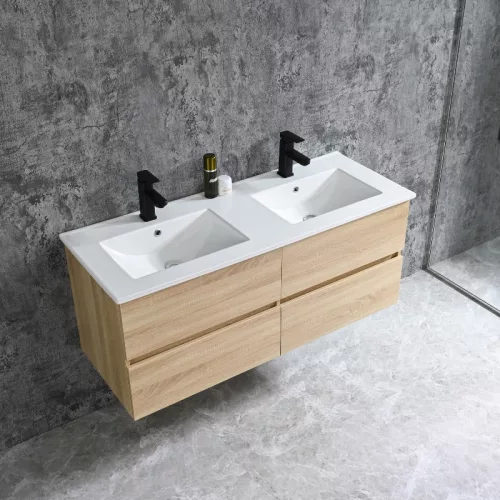 Sanotechnik Corbo 120 cm fürdőszobabútor fa erezetű