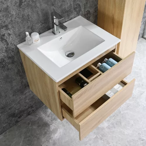 Sanotechnik Corbo 60 cm fürdőszobabútor fa erezetű