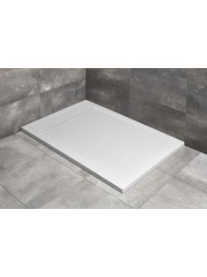 Teos F 120x100 méretre vágható öntött márvány zuhanytálca fehér