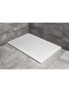 Teos F 150x90 méretre vágható öntött márvány zuhanytálca fehér