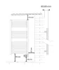 E-Innsbruck 480x920 elektromos fürdőszobai csőradiátor