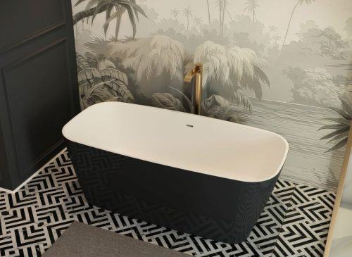 M-Acryl Prestige Jasmine 151x72 szabadon álló műmárvány kád