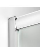 New Varia 100x90x90 3 oldalú zuhanykabin egyenes falra