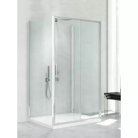   NewTrendy New Corrina 130x80x80 3 oldalú falsíkra szerelhető zuhanykabin