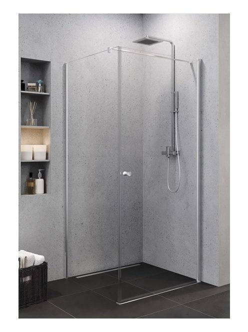 Superia 90x90 szögletes nyílóajtós zuhanykabin 