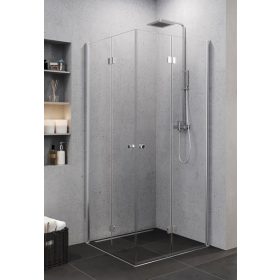   NewTrendy Superia 80x80 szögletes két nyílóajtós zuhanykabin 