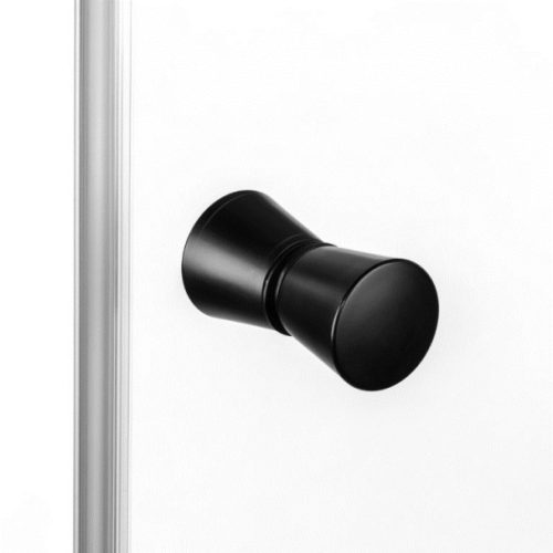 NewTrendy Superia Black 80x80 szögletes nyílóajtós zuhanykabin