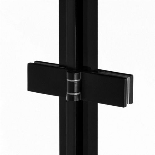 NewTrendy Superia Black 80x80 szögletes nyílóajtós zuhanykabin