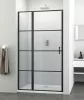 Sanotechnik Elite Black 120 cm nyílóajtós zuhanyajtó