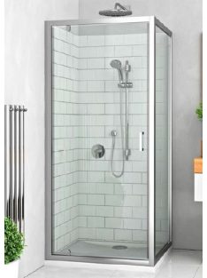 LLDO1 + LLB 100x80 szögletes zuhanykabin