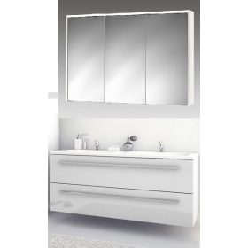 Libato KHX 120 LED tükrös dupla mosdós fürdőszobabútor