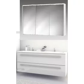 Libato KHX 120 LED tükrös dupla mosdós fürdőszobabútor