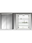 Libato KHX 60 cm tükrösszekrény antracit