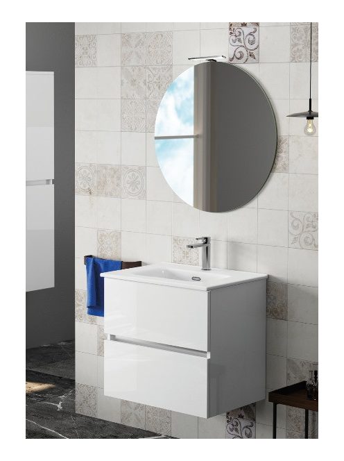Dorian 60 modern fürdőszobabútor Glossy White