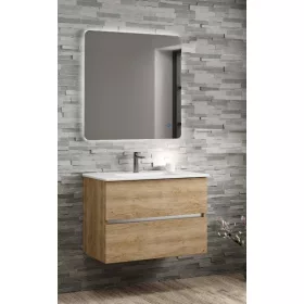 Dorian 80 modern fürdőszobabútor Natural Oak