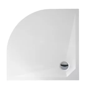   Roltechnik Marmo Neo Round 80x80 cm íves öntött márvány zuhanytálca