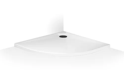 Roltechnik Marmo Neo Round 100x100 cm íves öntött márvány zuhanytálca