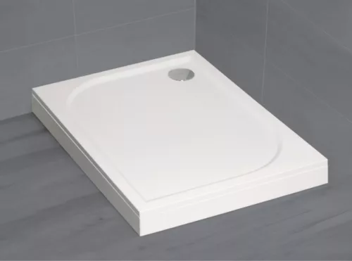 Paros D 100x80 szögletes zuhanytálca előlappal