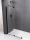Polysan Modular Shower Black 100 fix fal tolóajtóval