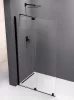 Polysan Modular Shower Black 140 fix fal tolóajtóval