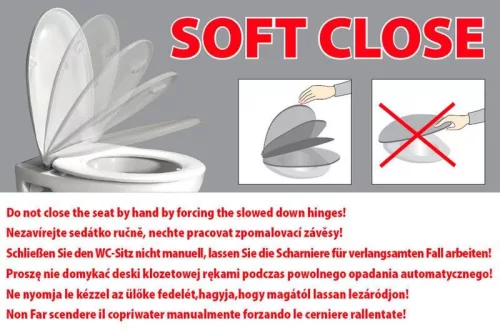 Sapho GSI Modo Soft Close WC-ülőke matt fekete