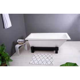 Macao 165x75 szabadon álló öntött márvány kád