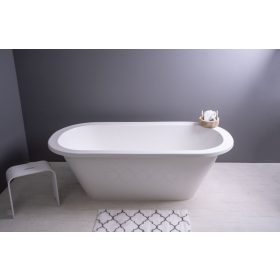   Mauritius Maxi 175x85 szabadon álló öntött márvány kád