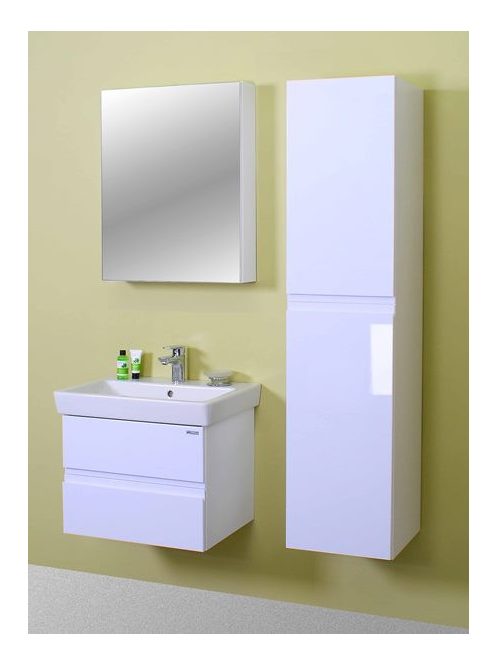 Momento Eco 60 cm fürdőszobabútor magasfényű fehér