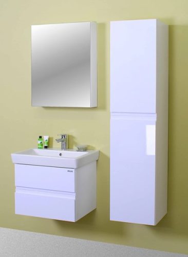 Momento Eco 60 cm fürdőszobabútor magasfényű fehér