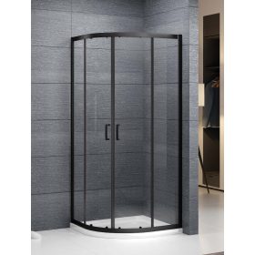 Sanipro Albis Black 80x80 íves zuhanykabin