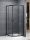 Sanipro Albis Black 90x90  íves zuhanykabin