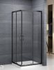 Sanipro Sundis Black 80x80 szögletes zuhanykabin