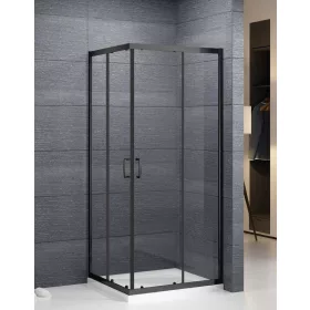 Sanipro Sundis Black 90x90 szögletes zuhanykabin