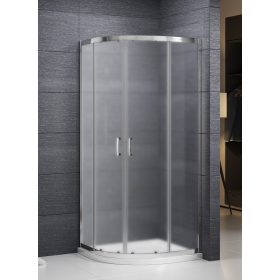 Sanipro Albis 80x80 íves zuhanykabin matt üveggel