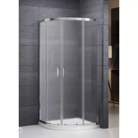 Sanipro Albis 80x80 íves zuhanykabin matt üveggel