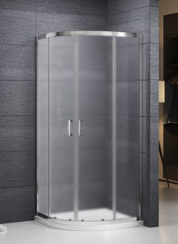 Sanipro Albis 90x90 íves zuhanykabin matt üveggel